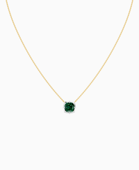 Zambian Lab Emerald / Cushion / 3ct