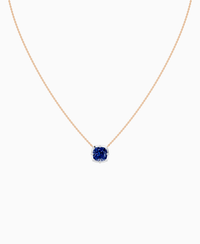 Royal Blue Lab Sapphire / Cushion / 3ct
