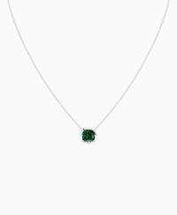 Zambian Lab Emerald / Cushion / 3ct