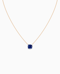 Royal Blue Lab Sapphire / Cushion / 3ct