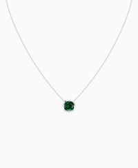 Zambian Lab Emerald / Cushion / 3ct