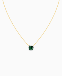 Zambian Lab Emerald / Cushion / 3ct