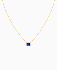 Royal Blue Lab Sapphire / Emerald (EW) / 1.5ct