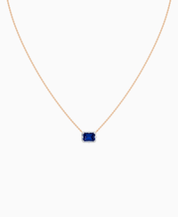 Royal Blue Lab Sapphire / Emerald (EW) / 1.5ct