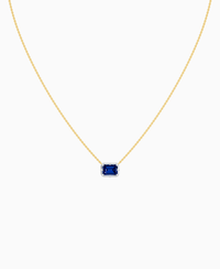 Royal Blue Lab Sapphire / Emerald (EW) / 1.5ct