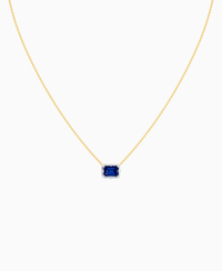 Royal Blue Lab Sapphire / Emerald (EW) / 1.5ct