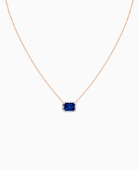 Royal Blue Lab Sapphire / Emerald (EW) / 2.5ct