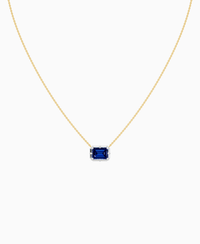 Royal Blue Lab Sapphire / Emerald (EW) / 2.5ct