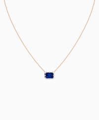 Royal Blue Lab Sapphire / Emerald (EW) / 2.5ct