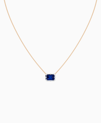 Royal Blue Lab Sapphire / Emerald (EW) / 2.5ct