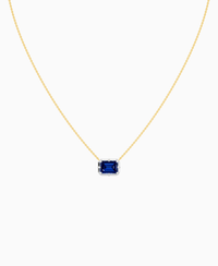 Royal Blue Lab Sapphire / Emerald (EW) / 2.5ct