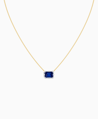 Royal Blue Lab Sapphire / Emerald (EW) / 3ct