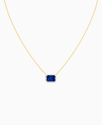 Royal Blue Lab Sapphire / Emerald (EW) / 3ct