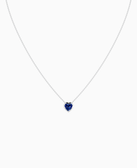 Royal Blue Lab Sapphire / Heart / 1ct