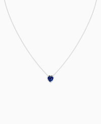 Royal Blue Lab Sapphire / Heart / 1ct