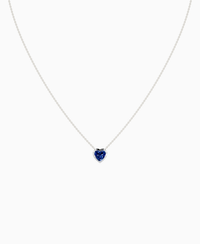 Royal Blue Lab Sapphire / Heart / 1ct