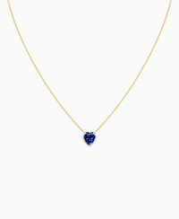 Royal Blue Lab Sapphire / Heart / 1.5ct