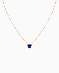 Royal Blue Lab Sapphire / Heart / 1.5ct