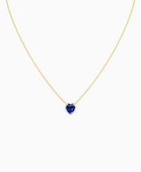 Royal Blue Lab Sapphire / Heart / 1.5ct