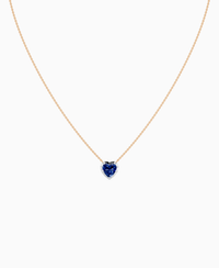 Royal Blue Lab Sapphire / Heart / 1.5ct