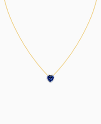 Royal Blue Lab Sapphire / Heart / 1.5ct