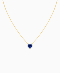 Royal Blue Lab Sapphire / Heart / 2ct