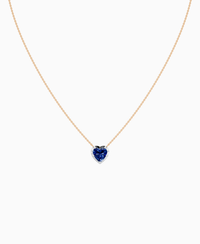 Royal Blue Lab Sapphire / Heart / 2ct