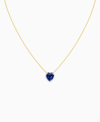 Royal Blue Lab Sapphire / Heart / 2.5ct