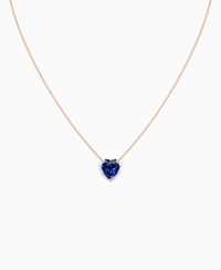 Royal Blue Lab Sapphire / Heart / 3ct