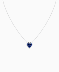 Royal Blue Lab Sapphire / Heart / 3ct