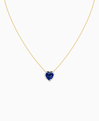 Royal Blue Lab Sapphire / Heart / 3ct