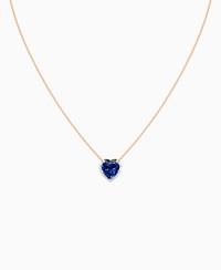 Royal Blue Lab Sapphire / Heart / 3ct