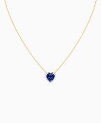 Royal Blue Lab Sapphire / Heart / 3ct