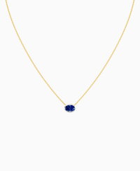 Royal Blue Lab Sapphire / Oval (EW) / 1ct