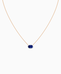 Royal Blue Lab Sapphire / Oval (EW) / 1.5ct