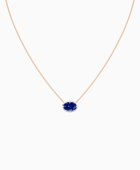 Royal Blue Lab Sapphire / Oval (EW) / 2.5ct