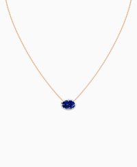 Royal Blue Lab Sapphire / Oval (EW) / 2.5ct
