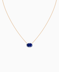 Royal Blue Lab Sapphire / Oval (EW) / 2.5ct