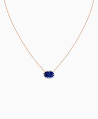 Royal Blue Lab Sapphire / Oval (EW) / 3ct