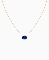 Royal Blue Lab Sapphire / Oval (EW) / 3ct