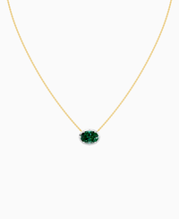 Zambian Lab Emerald / Oval (EW) / 3ct