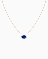 Royal Blue Lab Sapphire / Oval (EW) / 3ct