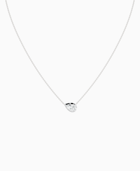 White Lab Diamond / Pear (EW) / 1ct