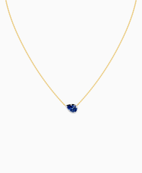Royal Blue Lab Sapphire / Pear (EW) / 1ct
