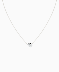 White Lab Diamond / Pear (EW) / 1ct