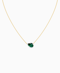 Zambian Lab Emerald / Pear (EW) / 2ct