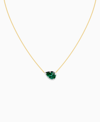 Zambian Lab Emerald / Pear (EW) / 2.5ct