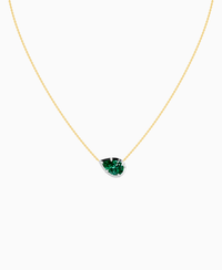 Zambian Lab Emerald / Pear (EW) / 2.5ct