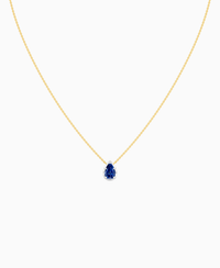 Royal Blue Lab Sapphire / Pear (NS) / 1ct
