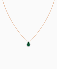 Zambian Lab Emerald / Pear (NS) / 1.5ct